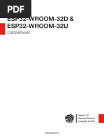 Esp32 Wroom 32d - Esp32 Wroom 32u - Datasheet - en