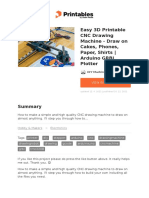 Easy 3d Printable CNC Drawing Machine Draw