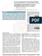 Experimental Investigation On Properties of Concrete Using Styrene Butadiene Rubber Latex in Concrete