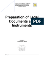 Chapter 5 Preparation of Legal Documents and Instruments