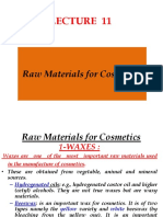 LECTURE 11 Materials Used For Preparing Cosmetics