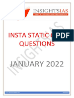 INSTA Jan 2022 Static Quiz Questions