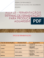 AULA 03 - Fermentação para Produção de Cachaça