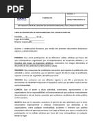 Formato Carta de Exoneración de Responsabilidad Civil Extracontractual