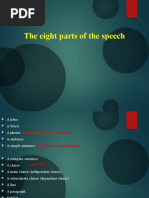 Eight Parts of Speech