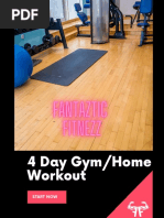 4 Day Workout