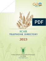 ICAR Telephone Directory 2023