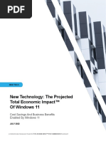 Forrester New Technology Total Economic Impact of Windows 11 Enterprise