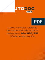 Cómo Cambiar - Bieletas de Suspensión de La Parte Delantera - Mini R50, R53 - Guía de Sustitución