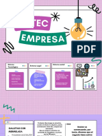 Presentación Diapositivas Lluvia de Ideas Doodle Multicolor Rosa y Violeta