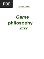 Game Philosophy 2019