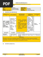 Job - Sesion de Aprendizaje - 1 - 3°secundaria 2023