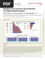 Polygenic Risk Scores For The Prediction of Cardiometabolic Disease - State of The Art Review