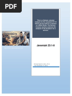 Hebraic Analysis Jeremiah 23 1 6 PDF