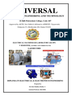 EM-III Lab DEE C20 Front Pages AC Machine