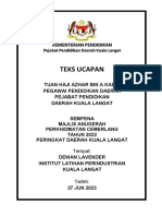 Ucapan KPPD Apc 2022