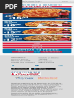 Domino's Pizza Panama, Ordena Online