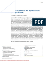 Conduite Générale Des Hépatectomies Par Laparotomie 40-43347 - Plus