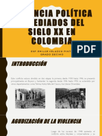 Violencia Política Mediados Siglo XX Colombia