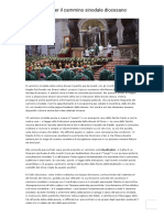 2021 - 10 - 15 I Documenti Per Il Cammino Sinodale Diocesano - DIOCESI DI ROMA