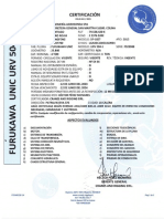 VE 390 - Certificado de Operatividad Camión Pluma.