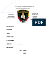 Plan Estratégico Institucional Policía Nacional Del Perú LPSB2023