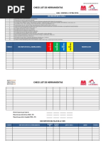 Aqp-Lbam-For - Insh-018 Formato Check List de Herramientas