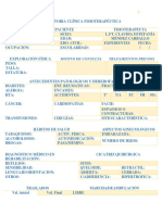 Historia Clinica Fisioterapia