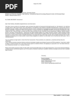 Harassment Cease and Desist Letter - 05-08-2023