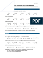 3-4 Equations Involving Fractions And-Or Distribution CYU