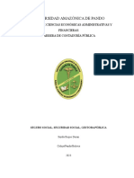 ENSAYO Seguro Social, Seguridad Social y Gestora Publica (Sayda Roque)