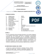 Redacción y Técnicas de Comunicación Efectiva Ii 2022-Ii