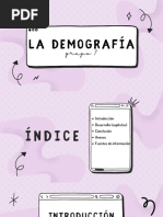 La Demografía