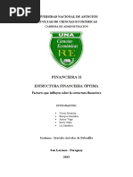 Factores Que Influyen en La Estructura Financiera