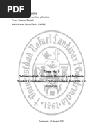 Tarea No. 9 Delitos Contra La Economía Nacional y El Ambiente, Quiebra e Insolvencia y Delitos Contra La Industria y El Comercio