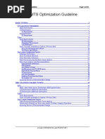 UMTS Optimization Guideline