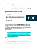 Chapter 8 Notes Aggregate Expenditure Model