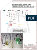 Modulo de Circuito Oscilador para Adaptar en La Parte Primaria de La Fuente Tipo Fly-Back de TVS Led