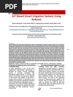 Neuro-OPS-79 IoT Based Smart Irrigation System Using Arduino