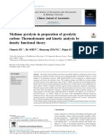 Methane Pyrolysis in Preparation of Pyrolytic Carbon: Thermodynamic and Kinetic Analysis by Density Functional Theory