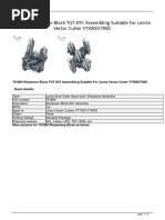 Sharpener Block TGT d91 Assembling Suitable For Lectra Vector Cutter vt50007000