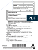 Pure 4 Past Papers Model Answers