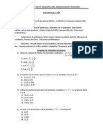 MATEMATICA Doc 5to Año