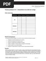 NET375 TP7 Interprétation de La Table de Routage