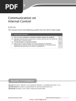 F8-13 Communication On Internal Control