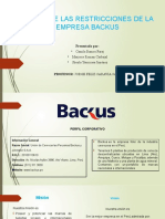 Teoria de Las Restricciones de La Empresa Backus