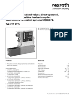 Bosch Rexroth VT DFP Valvola Valve Re29016