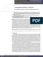 Optical Fiber Based Temperature Sensors: A Review