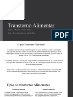 Slide de Transtorno Alimentar, Apresentação