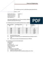 Gas Material Balances Exercises